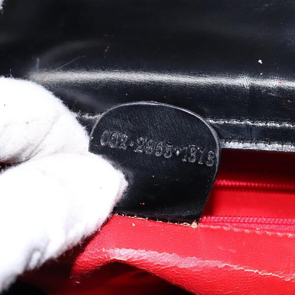 GUCCI Hand Bag Enamel Black Silver 002 2865 002 2865 - Picture 13 of 13